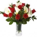 red roses calla lily arrangement 2.236